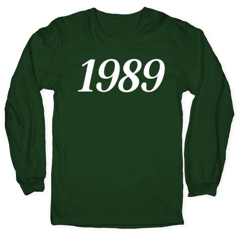 1989 Longsleeve Tee Hoodie, Sweatshirt | CoreVibeTees.com (Image 4)