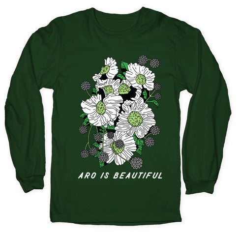 Aro is Beautiful Longsleeve Tee Hoodie, Sweatshirt | CoreVibeTees.com (Image 4)