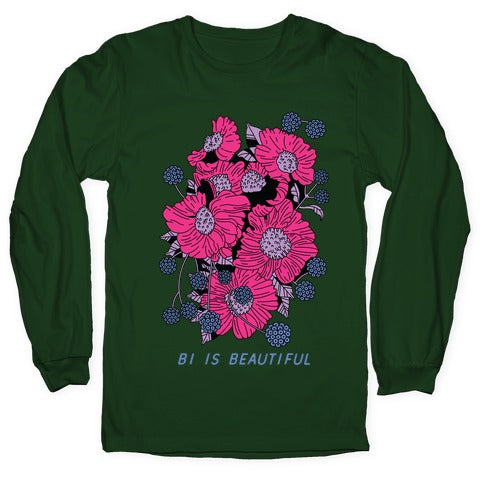 Bi is Beautiful Longsleeve Tee Hoodie, Sweatshirt | CoreVibeTees.com (Image 4)