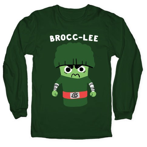 Brocc-Lee - Rock Lee Longsleeve Tee Hoodie, Sweatshirt | CoreVibeTees.com (Image 4)