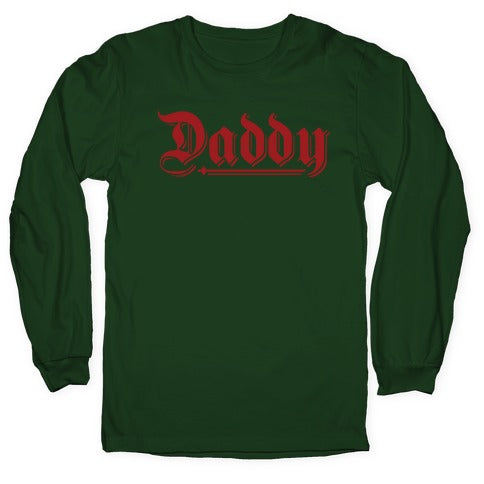 Daddy Gothic Longsleeve Tee Hoodie, Sweatshirt | CoreVibeTees.com (Image 4)