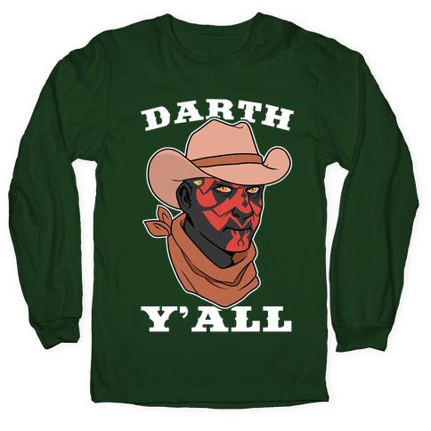 Darth Y'all Longsleeve Tee Hoodie, Sweatshirt | CoreVibeTees.com (Image 4)