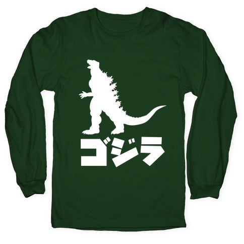 Godzilla Longsleeve Tee Style001 Hoodie, Sweatshirt | CoreVibeTees.com (Image 4)