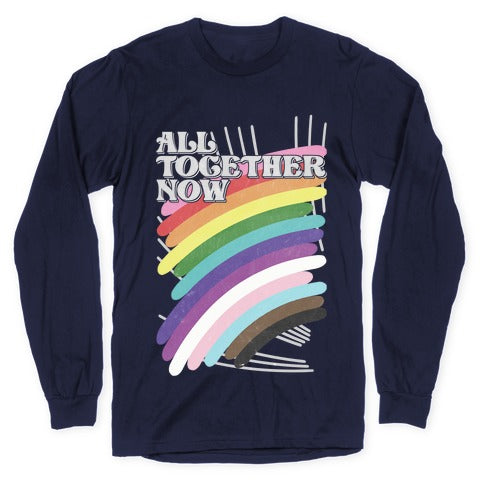 All Together Now Longsleeve Tee Hoodie, Sweatshirt | CoreVibeTees.com (Image 5)