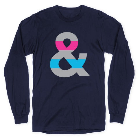 Androgynous Ampersand Longsleeve Tee Hoodie, Sweatshirt | CoreVibeTees.com (Image 5)