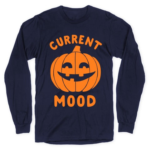 Current Mood: Halloween Longsleeve Tee Hoodie, Sweatshirt | CoreVibeTees.com (Image 5)