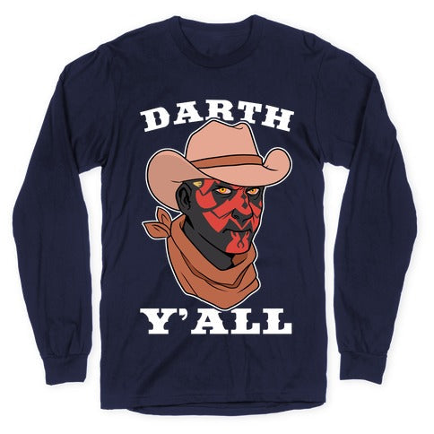 Darth Y'all Longsleeve Tee Hoodie, Sweatshirt | CoreVibeTees.com (Image 5)