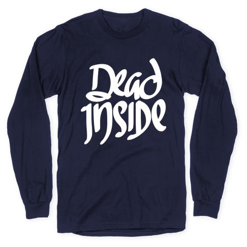 Dead Inside Longsleeve Tee Hoodie, Sweatshirt | CoreVibeTees.com (Image 5)