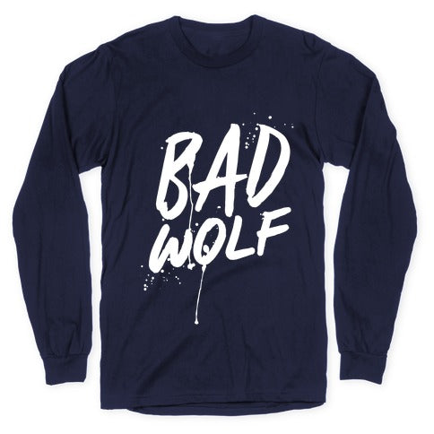 Doctor Who Bad Wolf Longsleeve Tee Hoodie, Sweatshirt | CoreVibeTees.com (Image 5)