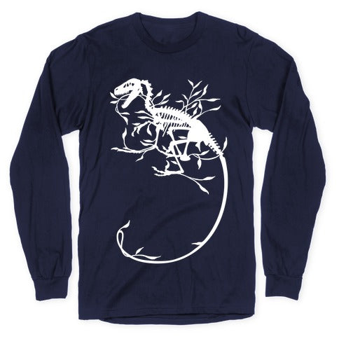 Floral Dinosaur Longsleeve Tee Style001 Hoodie, Sweatshirt | CoreVibeTees.com (Image 5)