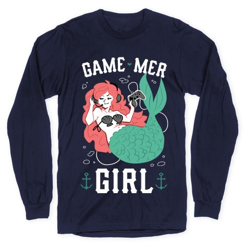 Game Mer Girl Longsleeve Tee Hoodie, Sweatshirt | CoreVibeTees.com (Image 5)