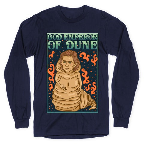 God Emperor Of Dune Timoth√©e Chalamet Longsleeve Tee Hoodie, Sweatshirt | CoreVibeTees.com (Image 5)