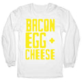 Bacon Egg + Cheese BOP Parody Longsleeve Tee Hoodie, Sweatshirt | CoreVibeTees.com