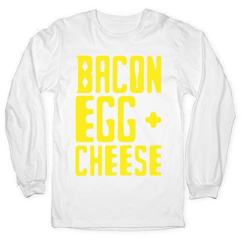 Bacon Egg + Cheese BOP Parody Longsleeve Tee Hoodie, Sweatshirt | CoreVibeTees.com