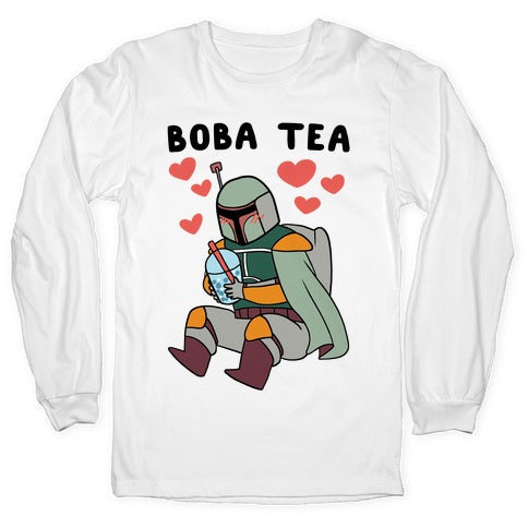 Boba Fett Tea Longsleeve Tee Hoodie, Sweatshirt | CoreVibeTees.com