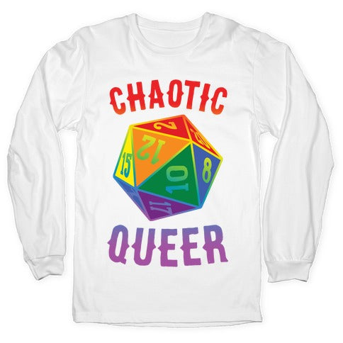 Chaotic Queer Longsleeve Tee Hoodie, Sweatshirt | CoreVibeTees.com