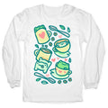 Coffee And Tea Frogs Longsleeve Tee Hoodie, Sweatshirt | CoreVibeTees.com