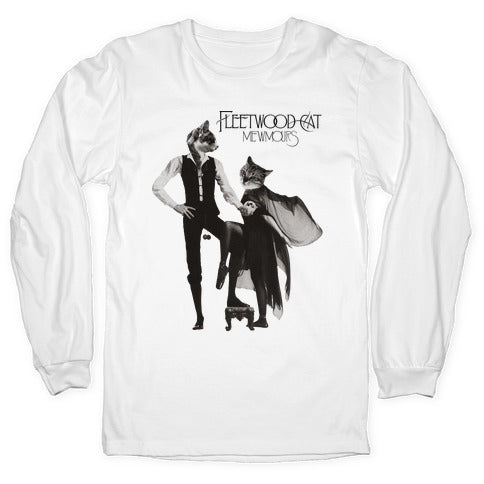 Fleetwood Cat Mewmours Mashup Longsleeve Tee Hoodie, Sweatshirt | CoreVibeTees.com