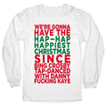 Hap-Hap Happiest Christmas (baseball) Longsleeve Tee Hoodie, Sweatshirt | CoreVibeTees.com