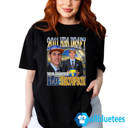 2011 Draft The Splash Brothers Klay Thompson Shirt
