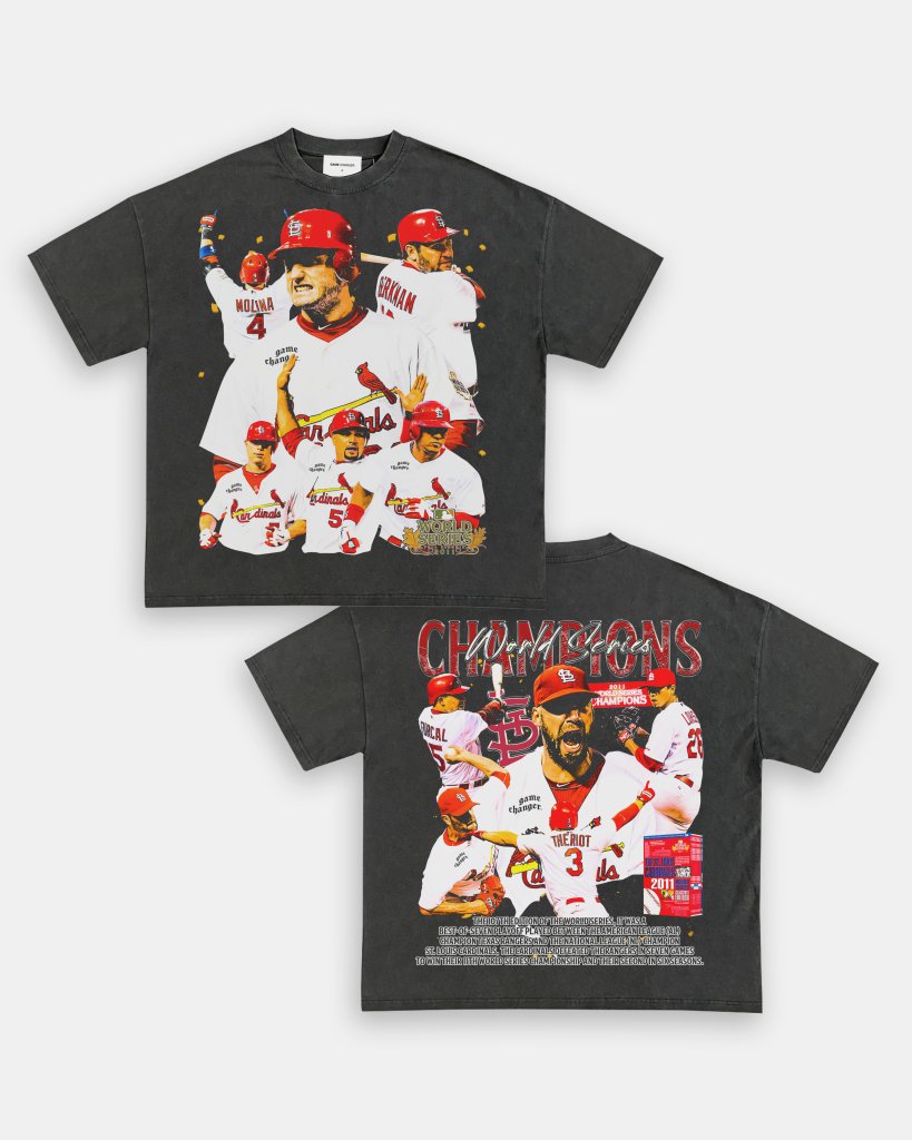 2011 WORLD SERIES CHAMPS - CARDINALS TEE - [DS] Hoodie, Sweatshirt | CoreVibeTees.com (Image 4)
