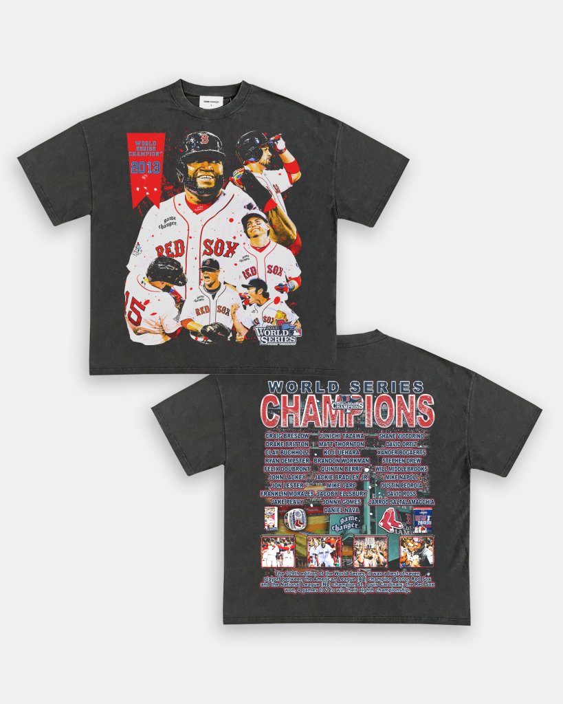 2013 WORLD SERIES CHAMPS - RED SOX TEE - [DS] Hoodie, Sweatshirt | CoreVibeTees.com (Image 4)