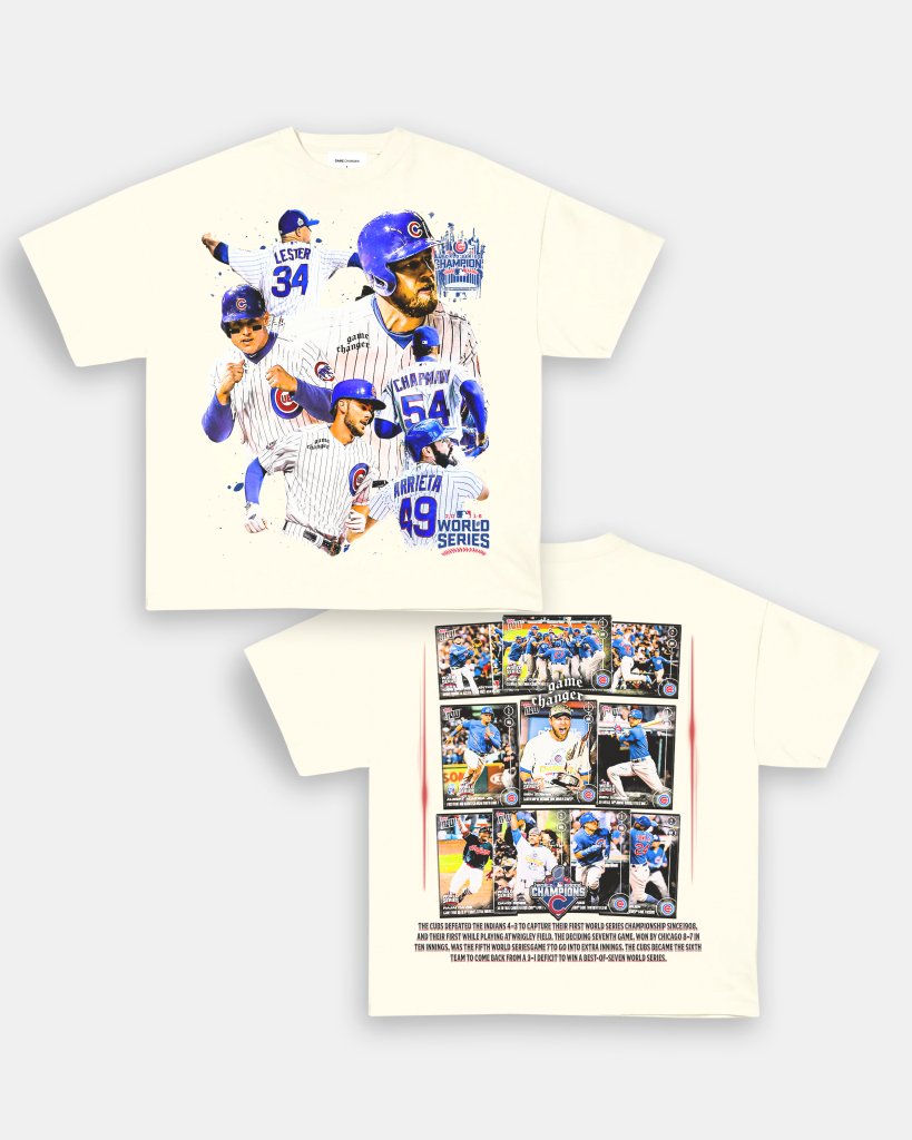 2016 WORLD SERIES CHAMPS - CUBS TEE - [DS] Hoodie, Sweatshirt | CoreVibeTees.com (Image 3)