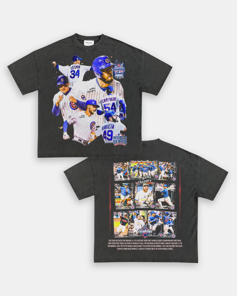 2016 WORLD SERIES CHAMPS - CUBS TEE - [DS] Hoodie, Sweatshirt | CoreVibeTees.com (Image 4)