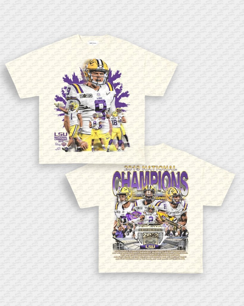 2019 NATIONAL CHAMPS - LSU TEE - [DS] Hoodie, Sweatshirt | CoreVibeTees.com (Image 3)
