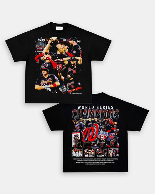 2019 WORLD SERIES CHAMPS - NATIONALS TEE - [DS] Hoodie, Sweatshirt | CoreVibeTees.com (Image 1)