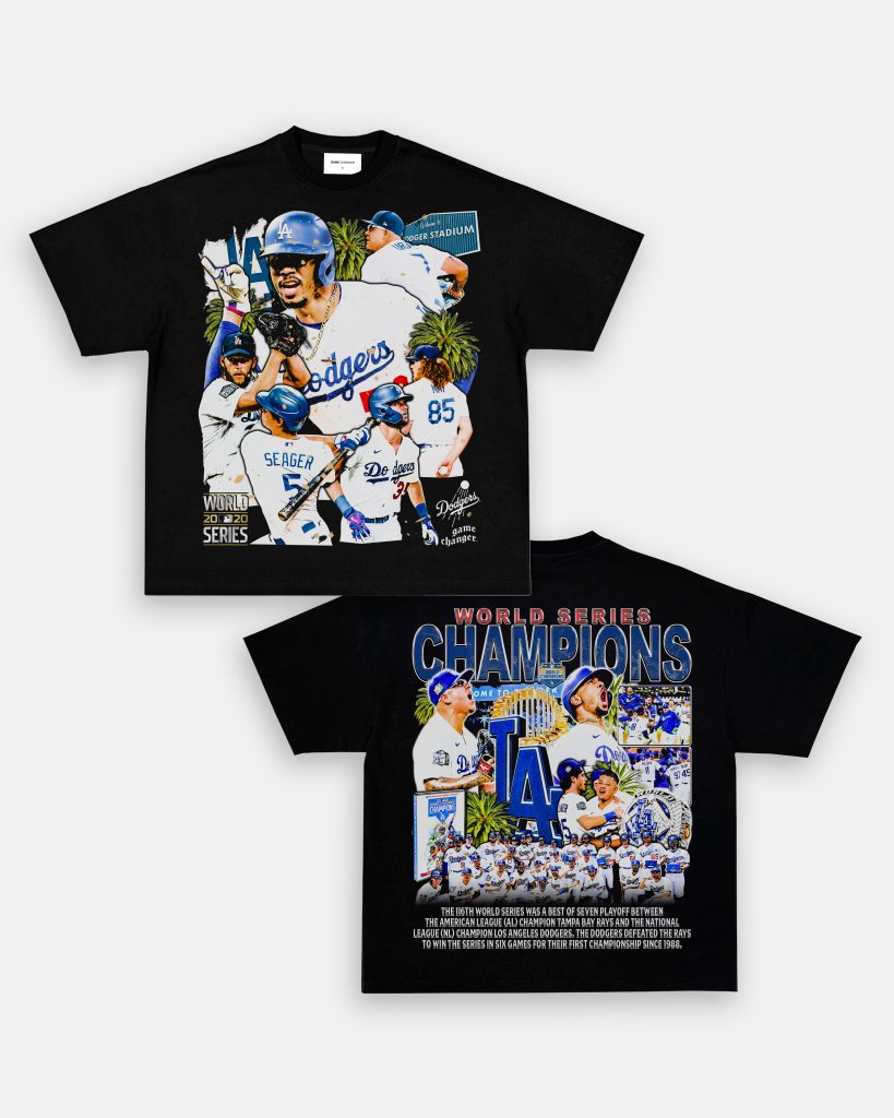 2020 WORLD SERIES CHAMPS - DODGERS TEE - [DS] Hoodie, Sweatshirt | CoreVibeTees.com (Image 5)