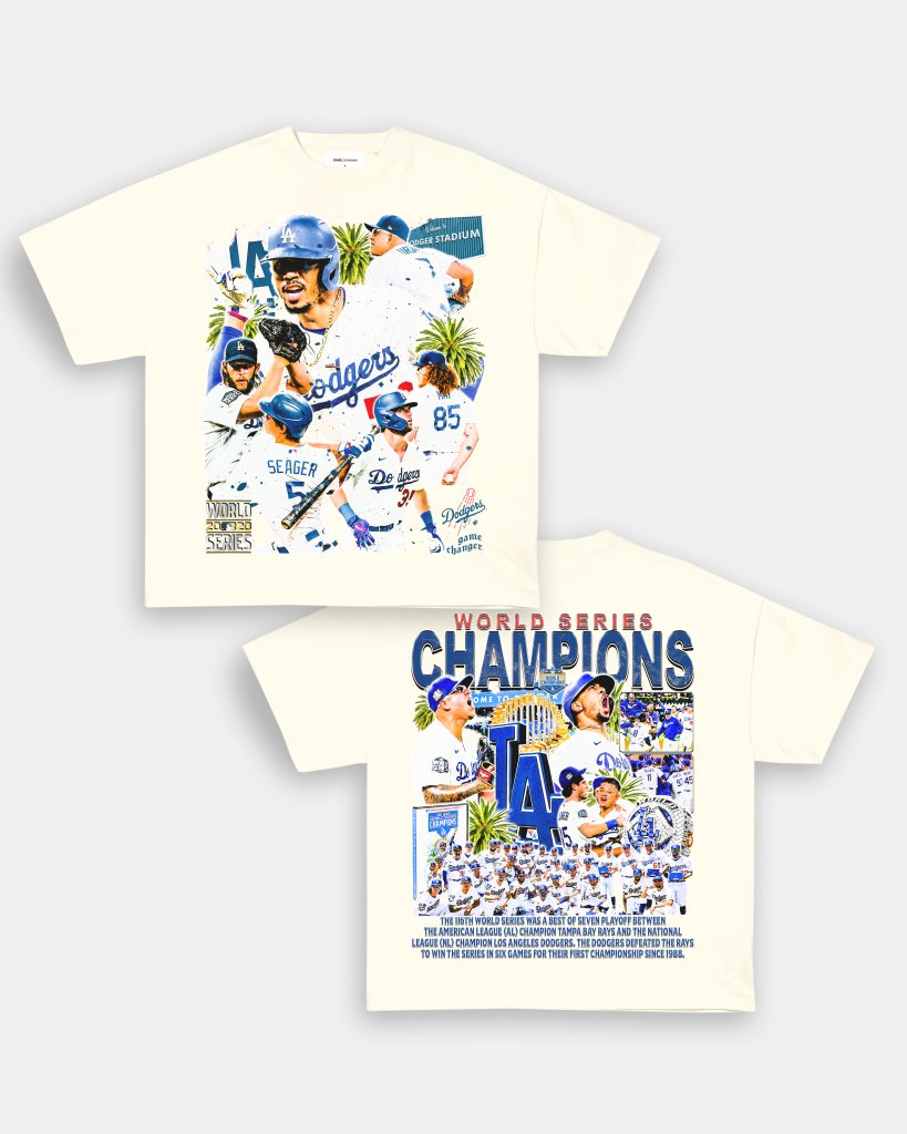 2020 WORLD SERIES CHAMPS - DODGERS TEE - [DS] Hoodie, Sweatshirt | CoreVibeTees.com (Image 3)