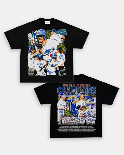 2020 WORLD SERIES CHAMPS - DODGERS TEE - [DS] Hoodie, Sweatshirt | CoreVibeTees.com (Image 2)
