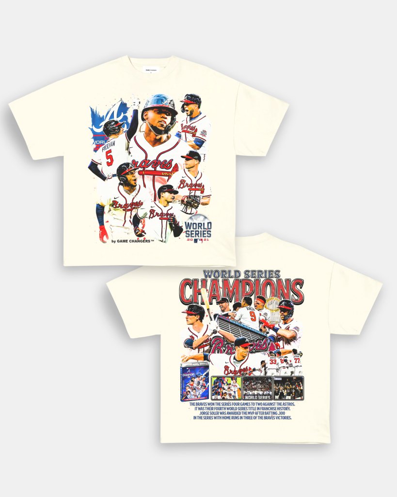 2021 WORLD SERIES CHAMPS - BRAVES TEE - [DS] Hoodie, Sweatshirt | CoreVibeTees.com (Image 3)