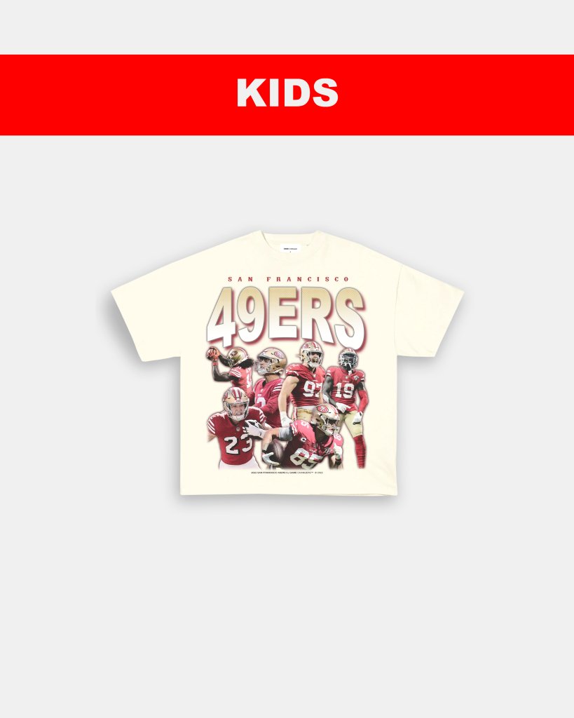 2022 49ERS - KIDS TEE Hoodie, Sweatshirt | CoreVibeTees.com (Image 4)
