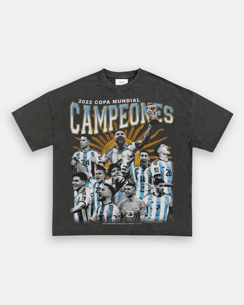 2022 CAMPEONES MUNDIALES TEE Hoodie, Sweatshirt | CoreVibeTees.com (Image 1)