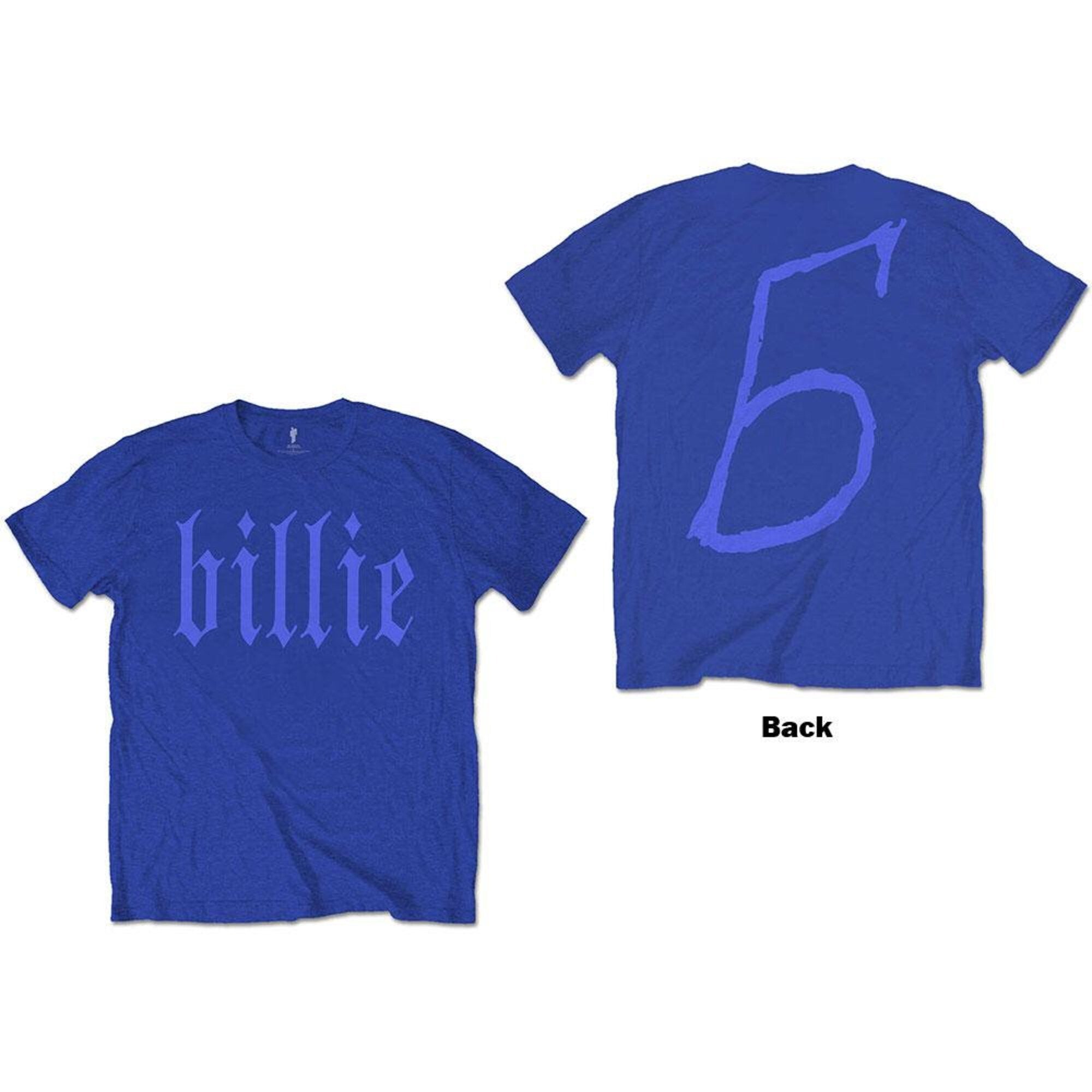 Billie Eilish Unisex T-Shirt: Billie 5 (Back Print) Hoodie, Sweatshirt | CoreVibeTees.com
