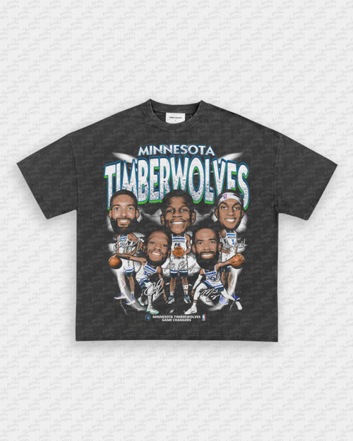 2024 BIG HEAD TIMBERWOLVES TEE Hoodie, Sweatshirt | CoreVibeTees.com (Image 2)