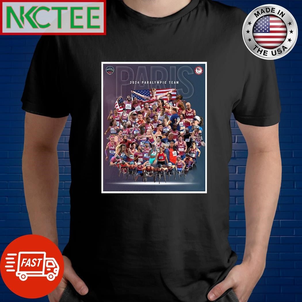 2024 Paris Paralympic team USA shirt