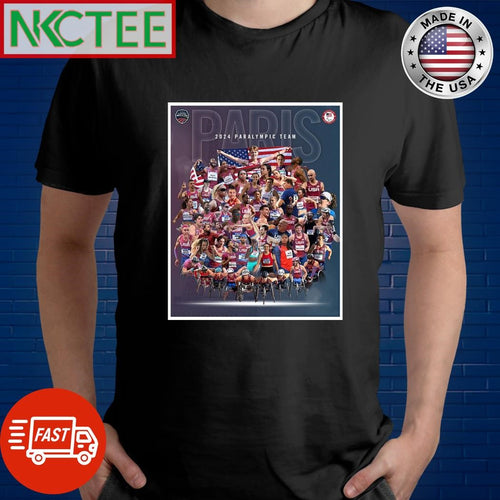 2024 Paris Paralympic team USA shirt