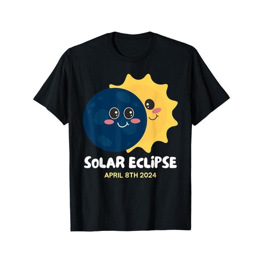 2024 Total Solar Eclipse in the United States 04.08.24 Total Solar Eclipse T-shirt Made in USA