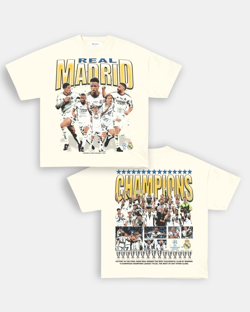 2024 UCL CHAMPS - REAL MADRID TEE - [DS] Hoodie, Sweatshirt | CoreVibeTees.com (Image 4)