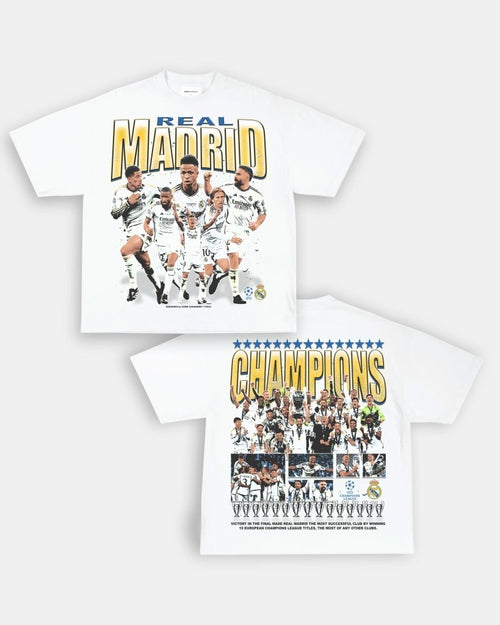 2024 UCL CHAMPS - REAL MADRID TEE - [DS] Hoodie, Sweatshirt | CoreVibeTees.com (Image 1)