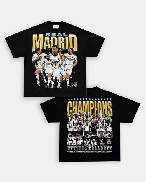 2024 UCL CHAMPS - REAL MADRID TEE - [DS] Hoodie, Sweatshirt | CoreVibeTees.com (Image 2)
