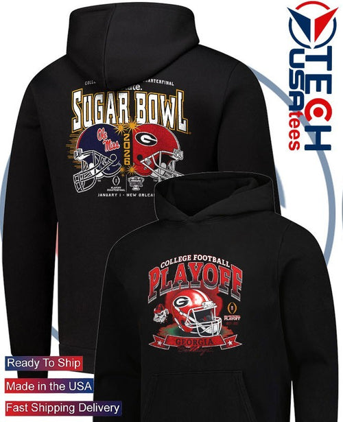 2025-2026 College Football Playoff Georgia Bulldogs helmet shirt