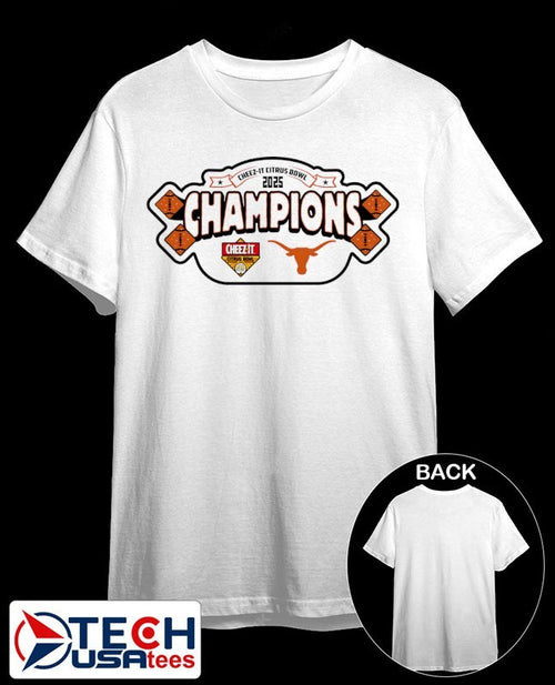2025 Cheez-It Citrus Bowl Champions Texas Longhorns logo shirt