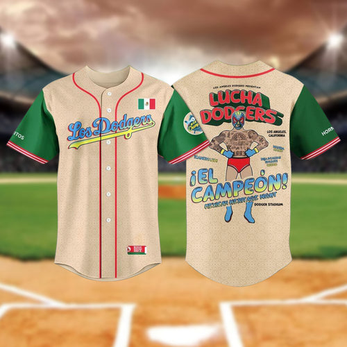 2025 Dodgers Mexican Heritage Night Jersey