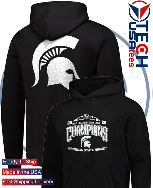 2025 Great Lakes Invitational Champions Michigan State Spartans Hockey shirt