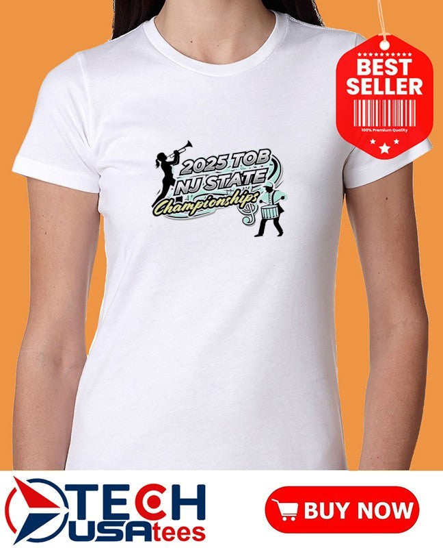 2025 TOB NJ State Championships logo shirt
