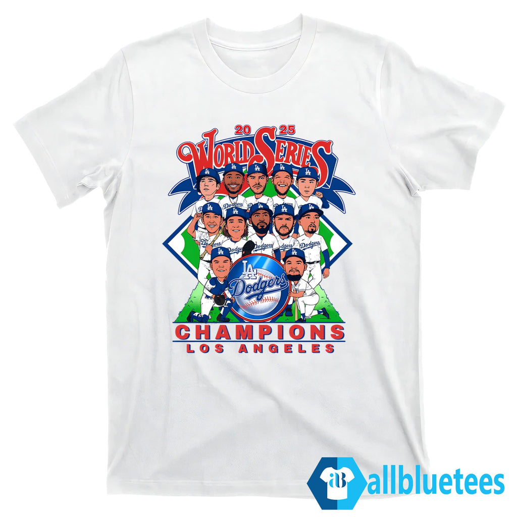 2025 World Series Champions Los Angeles Caricature Shirt